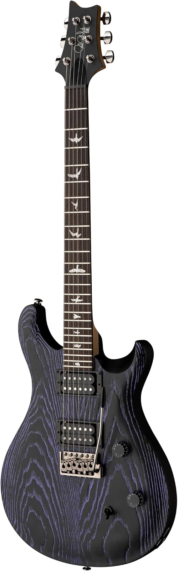 PRS SE Swamp Ash CE24 Sandblasted Purple Electric Guitar Paul Reed Smith