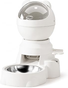 2in1 Manual Puzzle Pet Feeder, 1.5L Press Dispenser for Cats & Small Dogs
