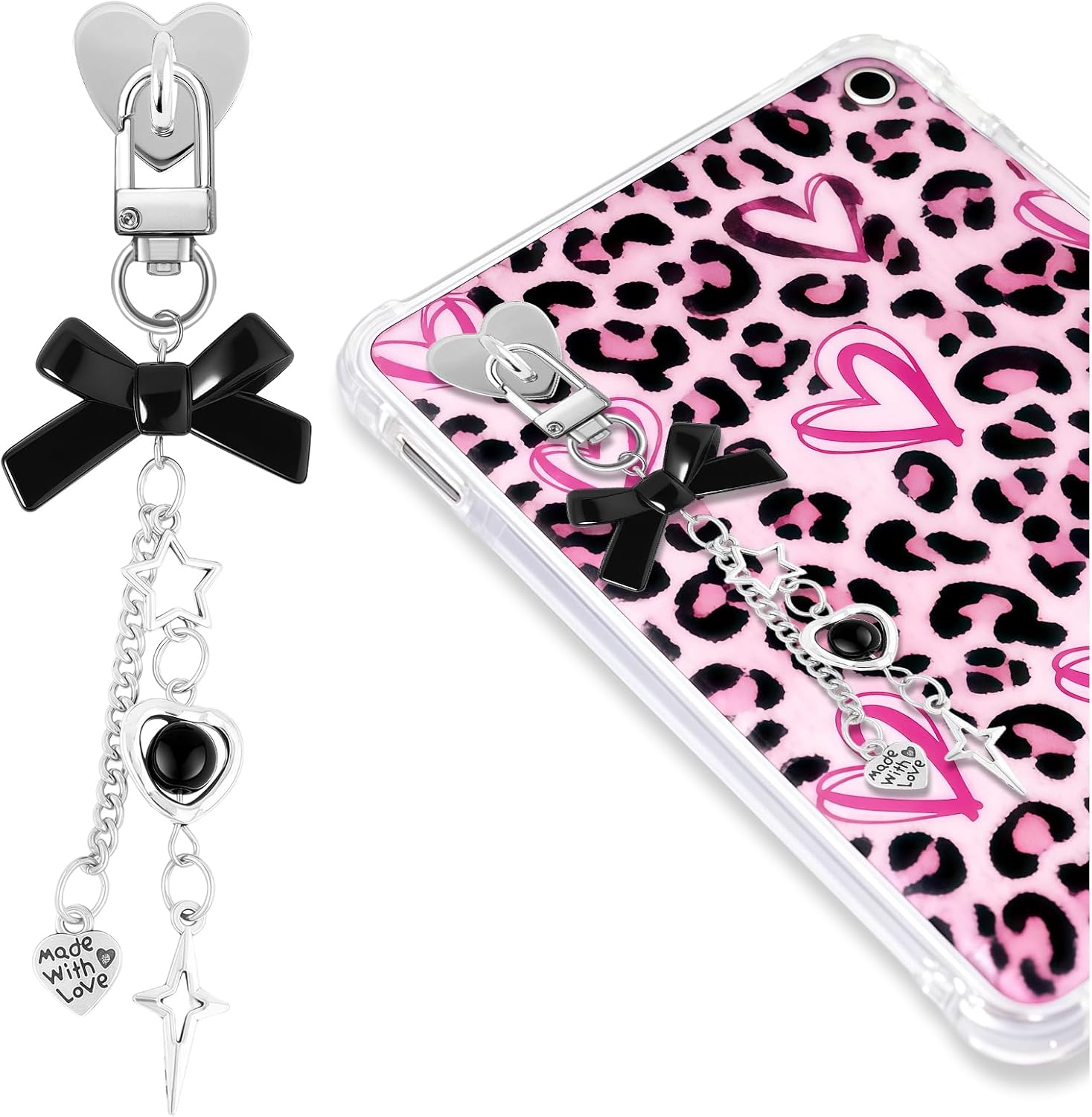 PLwelth Cute Phone Charms Aesthetic Y2K Cell Phone Charms for Case Y2K Accessories for Bag Airpods Camera Pendants Decor