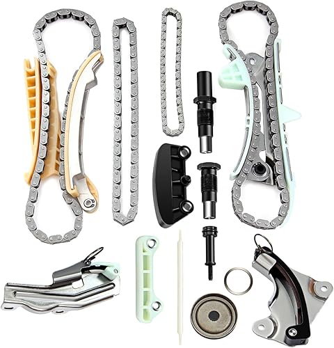 SCITOO Kit de cadena de distribución para Ford Mustang 2005-2010 1997-2010 Ford Explorer 1998-2010 Mercury Mountaineer 2001-2008 Mazda B4000 4.0L V6