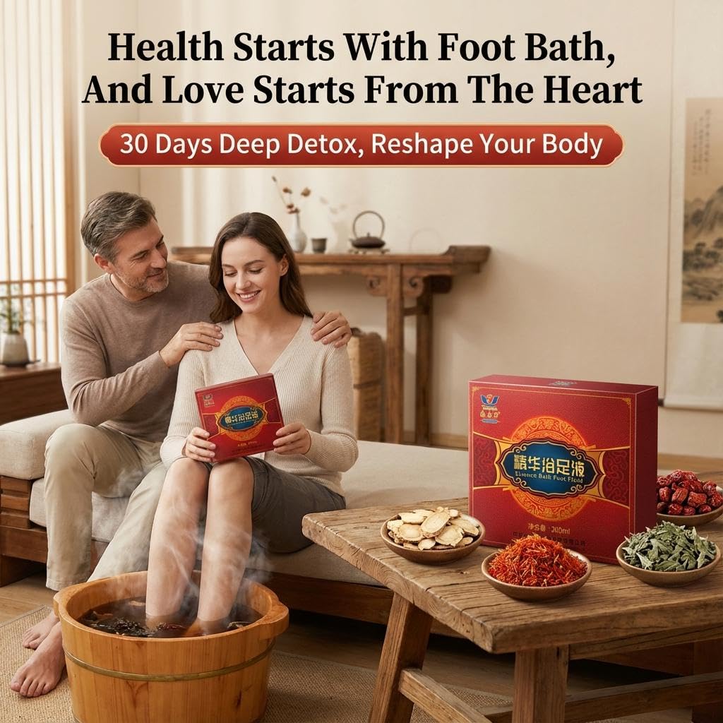 ZangAoTang Herbal Foot Soak - 30 Sachets (300ml) | Plant-Based Formula for Odor Control & Itch Relief | Tibetan Herbal Blend to Support Circulation & Relaxation