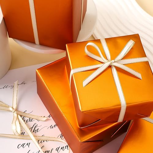 Vista 41 de RUSPEPA Papel de regalo metálico blanco roto, papel mate de color sólido, perfecto para bodas, cumpleaños, Navidad, baby shower, 17 pulgadas x 32.8