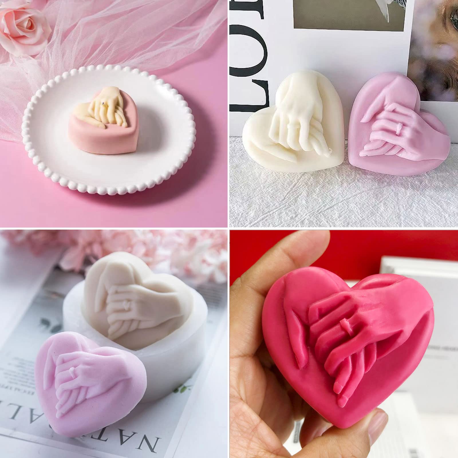 Cofanetto A Cuore Rose Stampi Per Decorazione Torte San Valentino - Foto 8