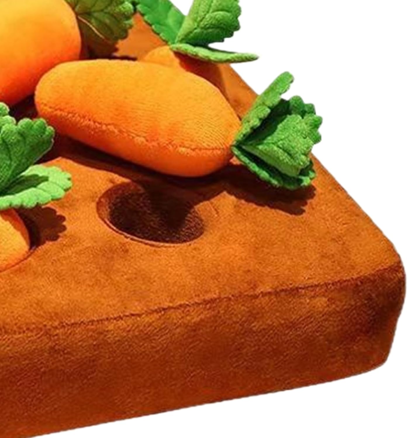Interactive Dog Snuffle Toy, 12-Carrot Puzzle Game for Puppies, Small Pets, Bunny, Rabbit, Chinchilla, Hamster, Mental Exercise, Brain Development, Fun Feeding Activity, Stress Relief, Enrichment, Ind