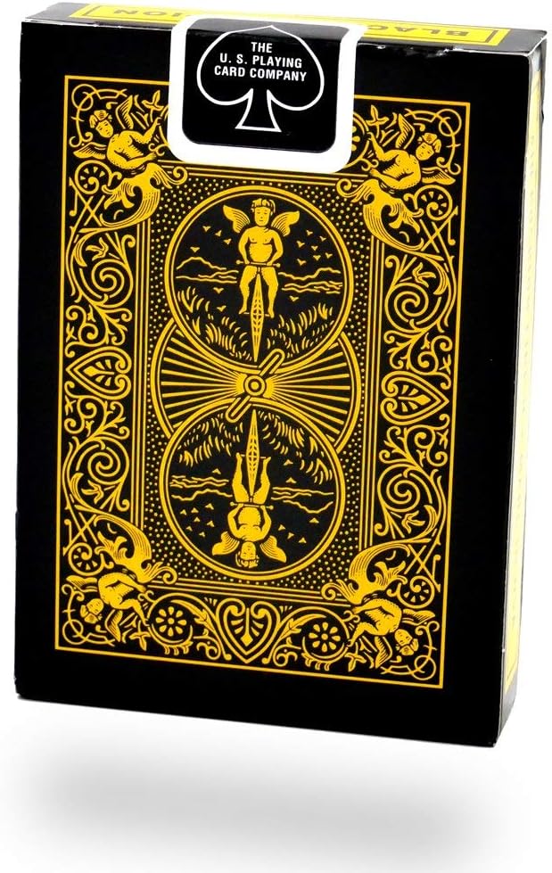 Magic Makers Bicycle Black Scorpion Deck with Extra Gaff Cards for Perfoming Magic Card Tricks