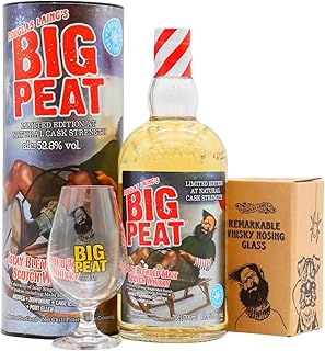 Big Peat Christmas 2021 Limited Release Islay Blended Scotch Whisky 70cl 528 ABV Includes Tasting Glass