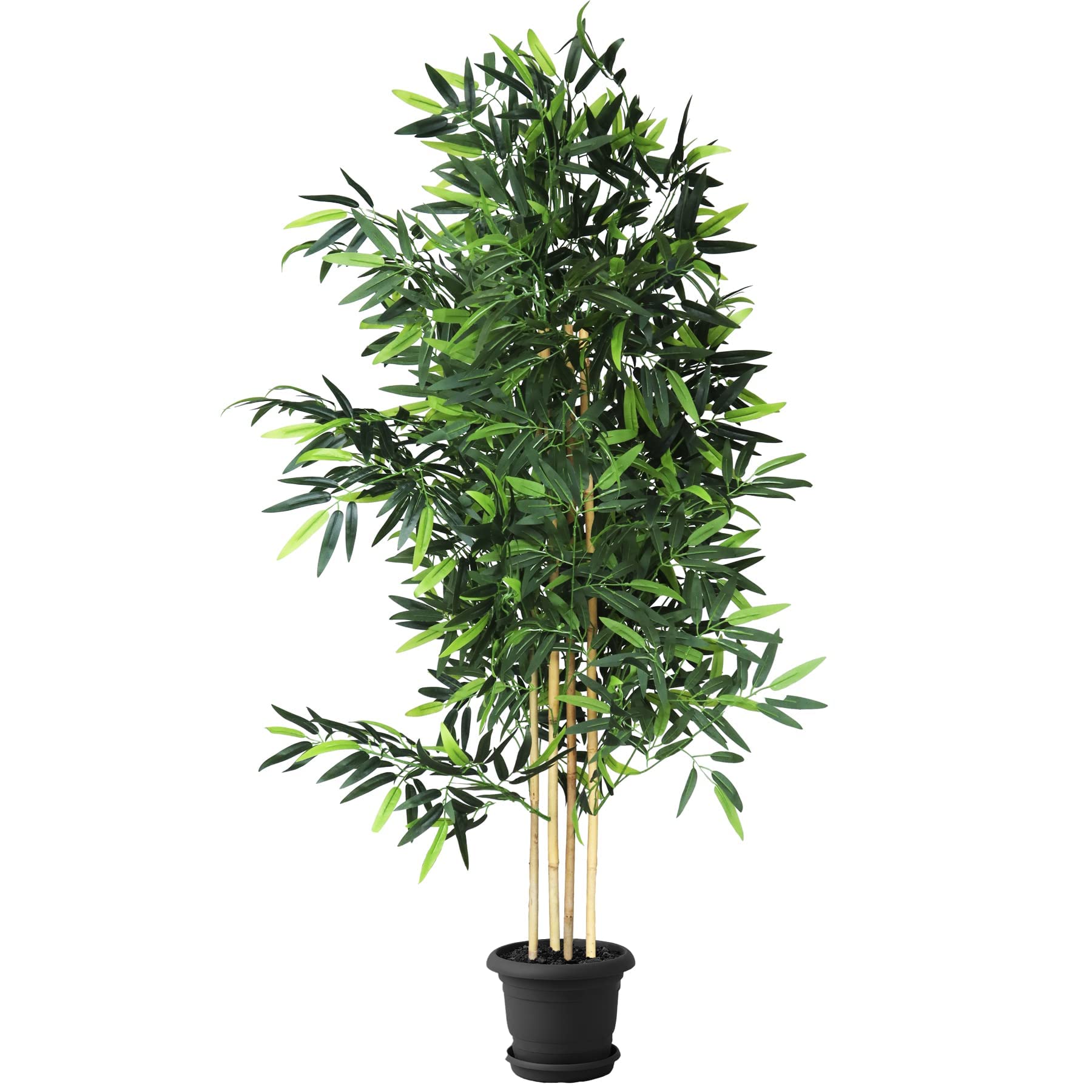 PLANTAWA Planta de Bambú 180 cm, Planta para decoración del hogar, Sin macetero, Planta de Bambú Artificial, Planta Interior para Decoración, Plantas y Flores Artificiales