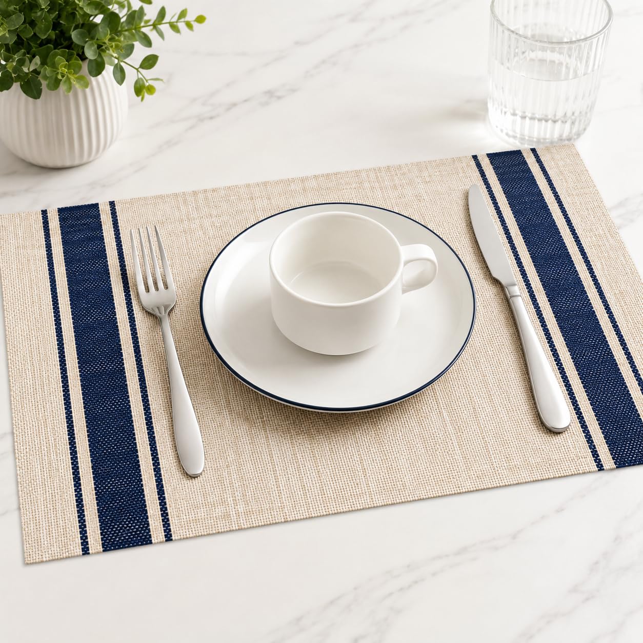 OXSAM Heat Resistant Placemats - Spill Proof & Non-Slip -6 OXSAM Heat Resistant Placemats - Spill Proof & Non-Slip -6