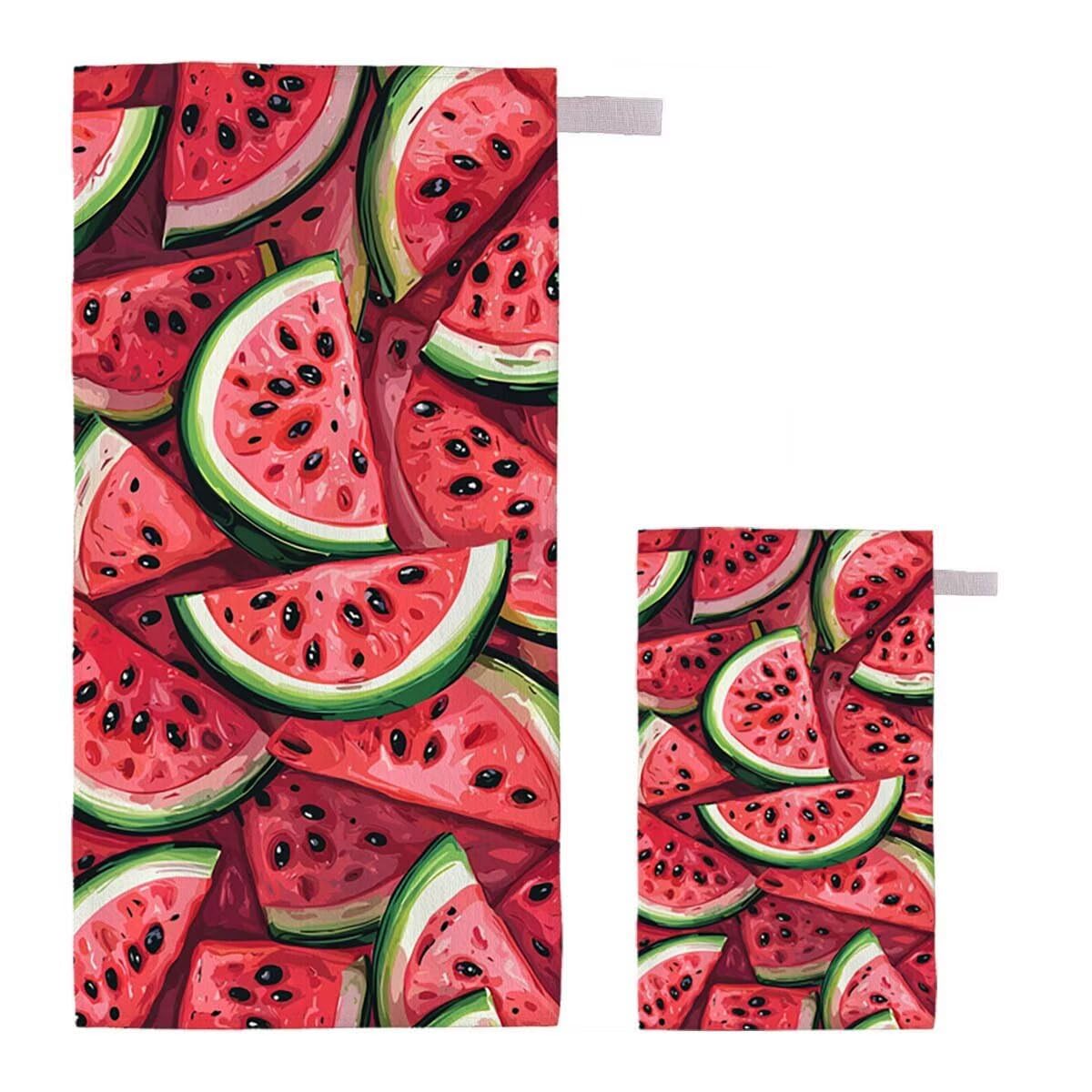 Toalla de Playa Grande 220x100cm/35x70cm, Juego de 2 Toalla Microfibra XXL de Antiarena, Toallas Playa Suave Ligera, Absorbente Secado Rápido, Beach Towel Viaje Yoga, Regalo Mujer Hombre (Rojo) J-19