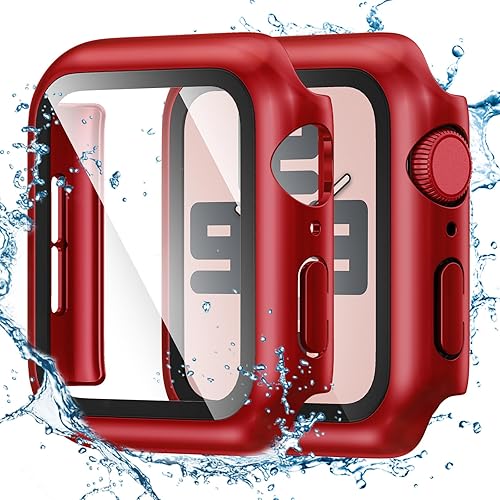 Vista 17 de Tensea para Funda Protectora de Pantalla Impermeable para Apple Watch 40 mm SE 3/SE 2ª Generación/SE/Series 6/5/4 Accesorios, Cubierta Protectora