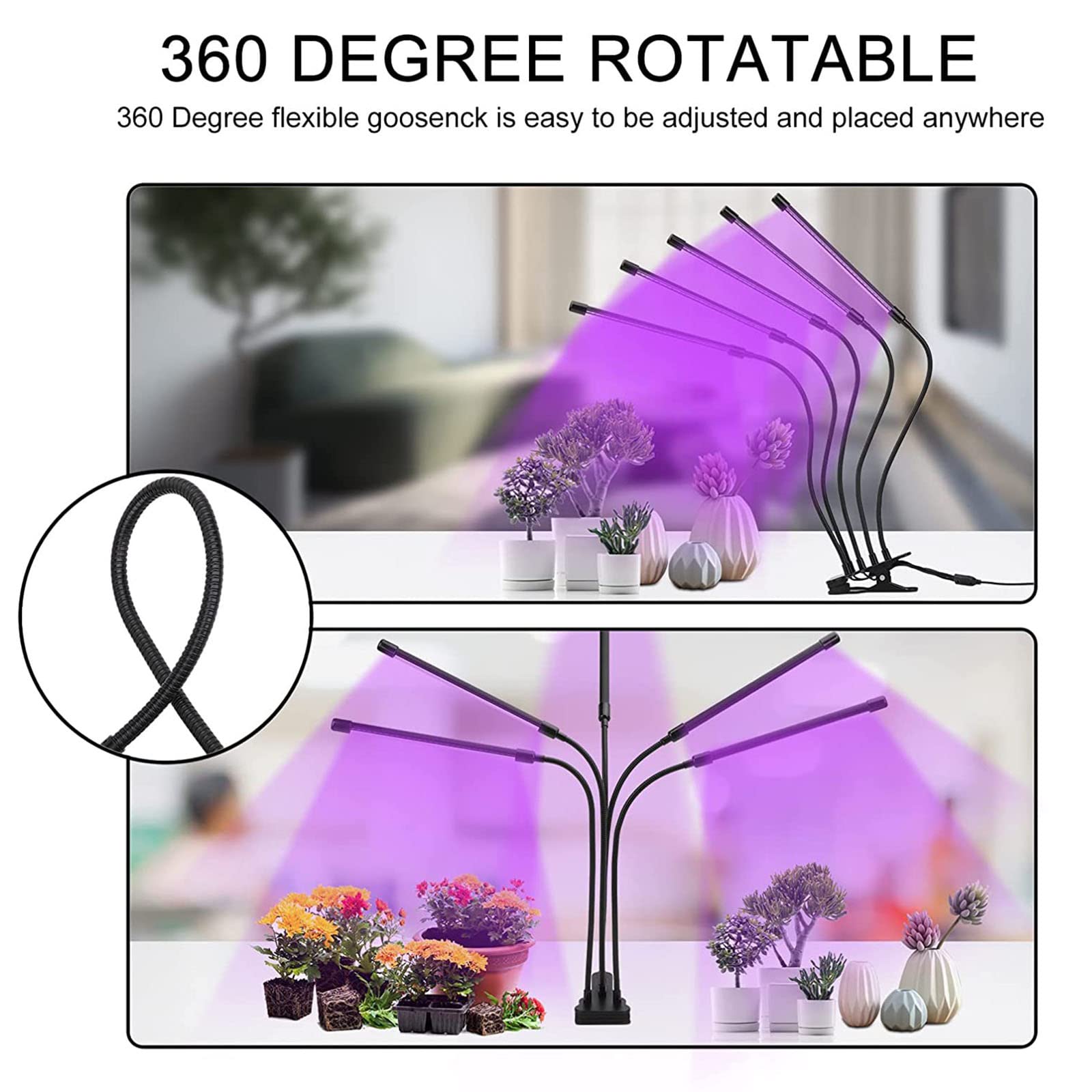 Lampes de culture pour plantes d'intérieur – Lampe de culture LED, lampes de culture à spectre complet, lampes de culture pour plantes, lampe pour plantes, lampe de culture pour plantes, lampe de cu