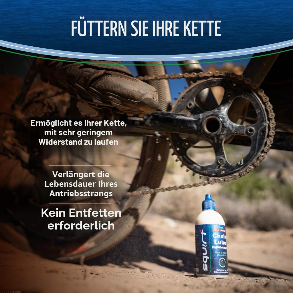 Squirt Lube Kettenwachs 500 ML