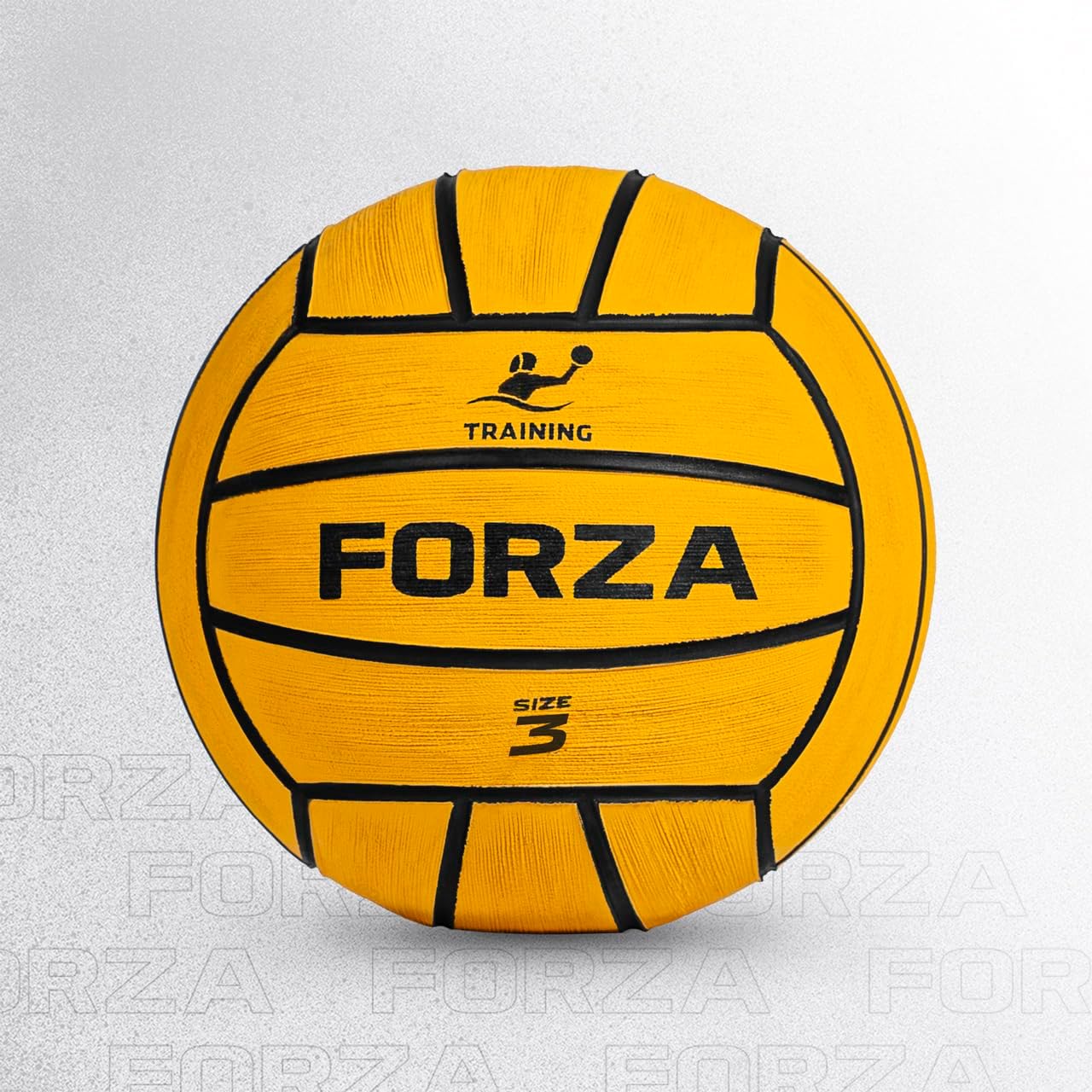 FORZA Water Polo Training Ball | Durable & Impact-Resistant Ball with Grip+ Technology - Suitable for All Ages