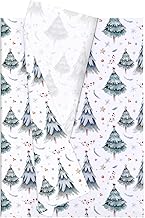 Jwssor Christmas Tree Tissue Paper,Christmas Tissue Paper,20sheets Xmas Tissue Paper,50x35cm Packing Gift Paper for Gift Bags Christmas Crafts Birthday Party