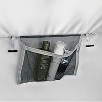 Vista 4 de Outvita Tienda de ducha de gran tamaño para 2 habitaciones, vestuario desplegable para exteriores, refugio de privacidad extra ancho instantáneo