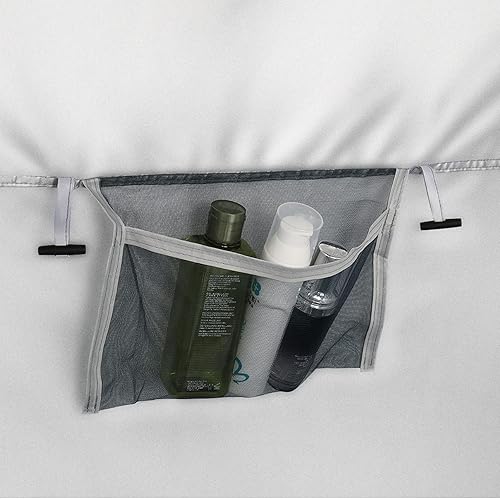 Miniatura 4 de Outvita Tienda de ducha de gran tamaño para 2 habitaciones, vestuario desplegable para exteriores, refugio de privacidad extra ancho instantáneo