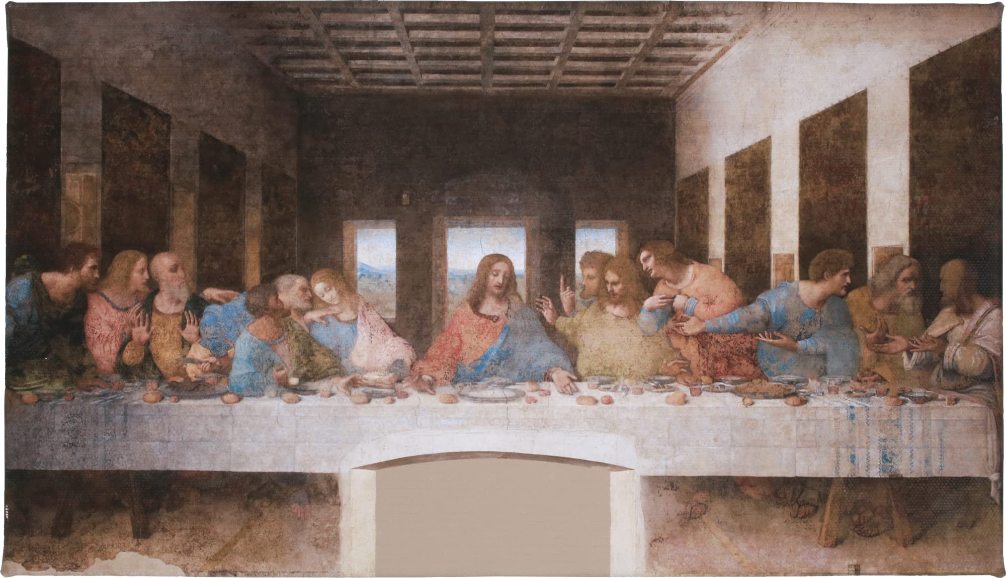 世界の名画 ダ・ヴィンチ 美術品 インテリア 印刷 アート 最後の晩餐 名画》ミュージアム シリーズ LLサイズ レオナルド・ダ