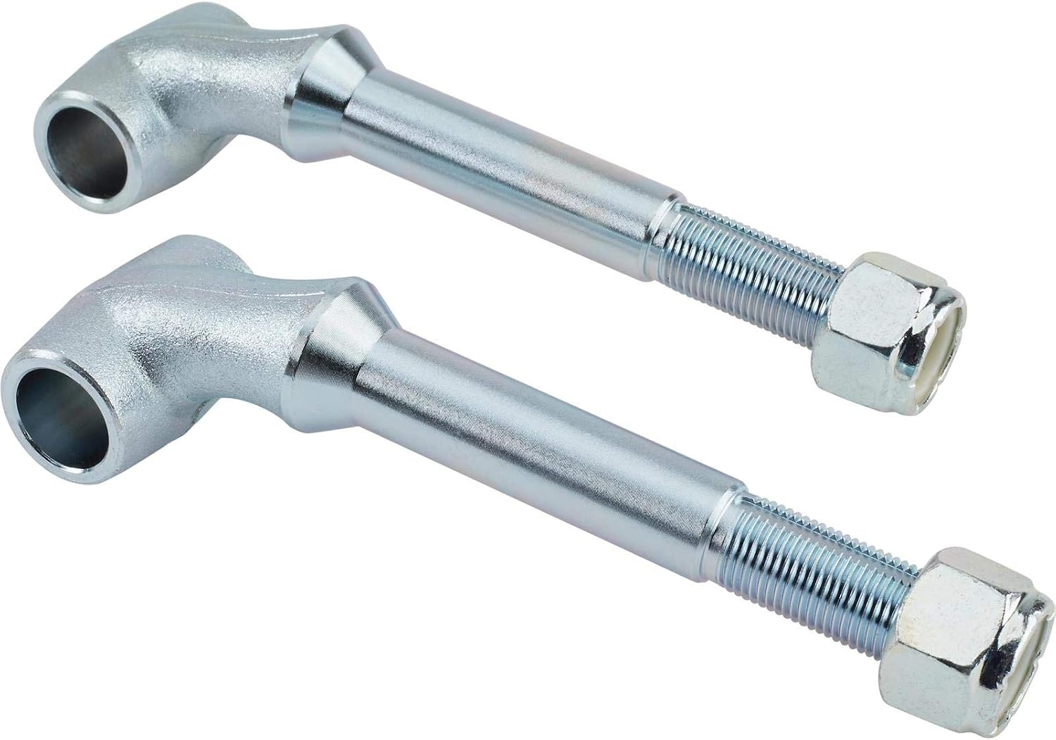 Speedway Motors Front Solid Axle Leaf Spring Perch Pair Plain Forged 4140 Steel Extra-Long with Lower Shock Mount, Front Ends 1-3/4 Inch Spring, Compatible with 1928-1934 Fords
