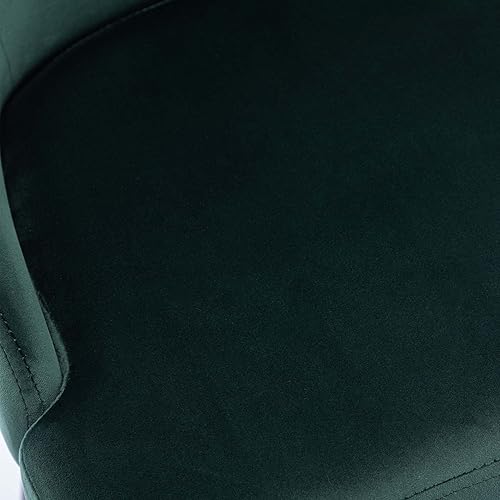 Miniatura 6 de Duhome - Juego de 2 taburetes de bar de 24 pulgadas, taburetes de bar con botones de terciopelo, modernos taburetes de bar con respaldo y base