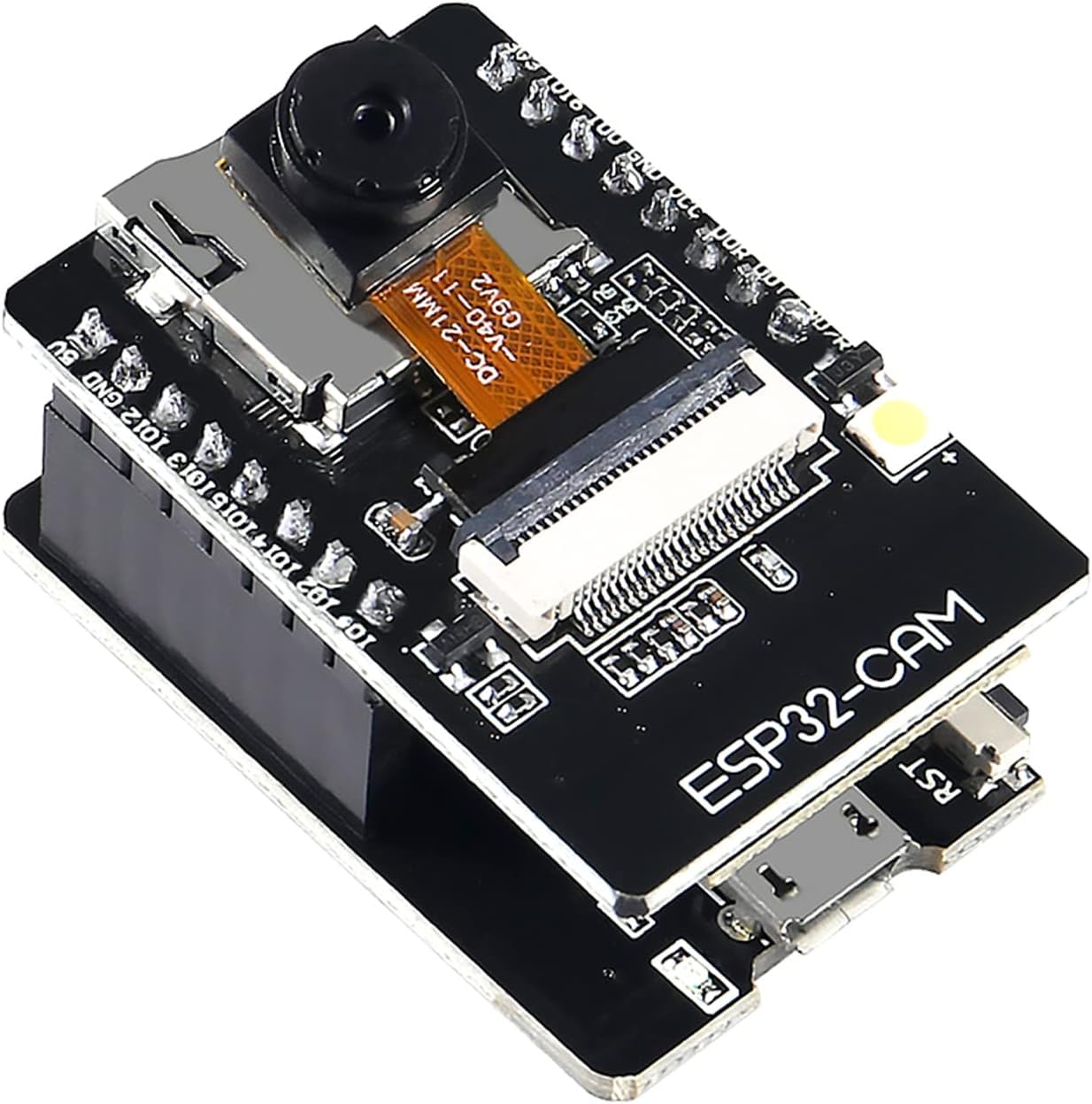1PCS ESP32-CAM-MB WiFi Bluetooth Board + Micro USB to Serial Port CH340G 4.75V-5.25V with OV2640 2MP Camera(ESP 32 CAM MB)