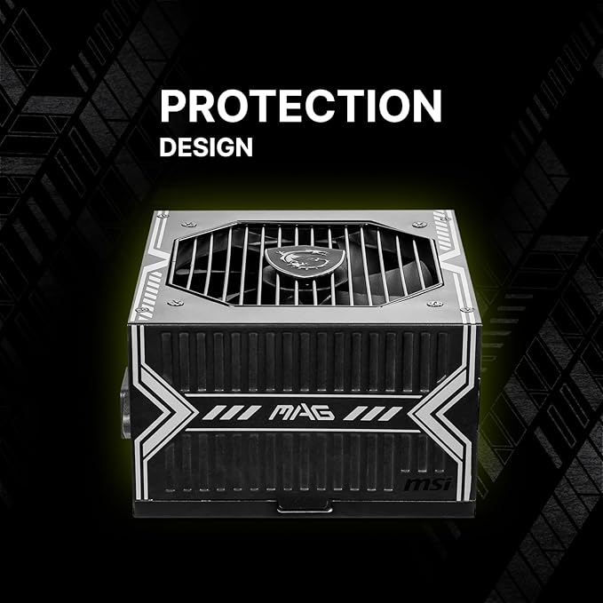 Fuente de poder MSI MAG A750BN 750W 80+ Bronze ATX miniatura 7
