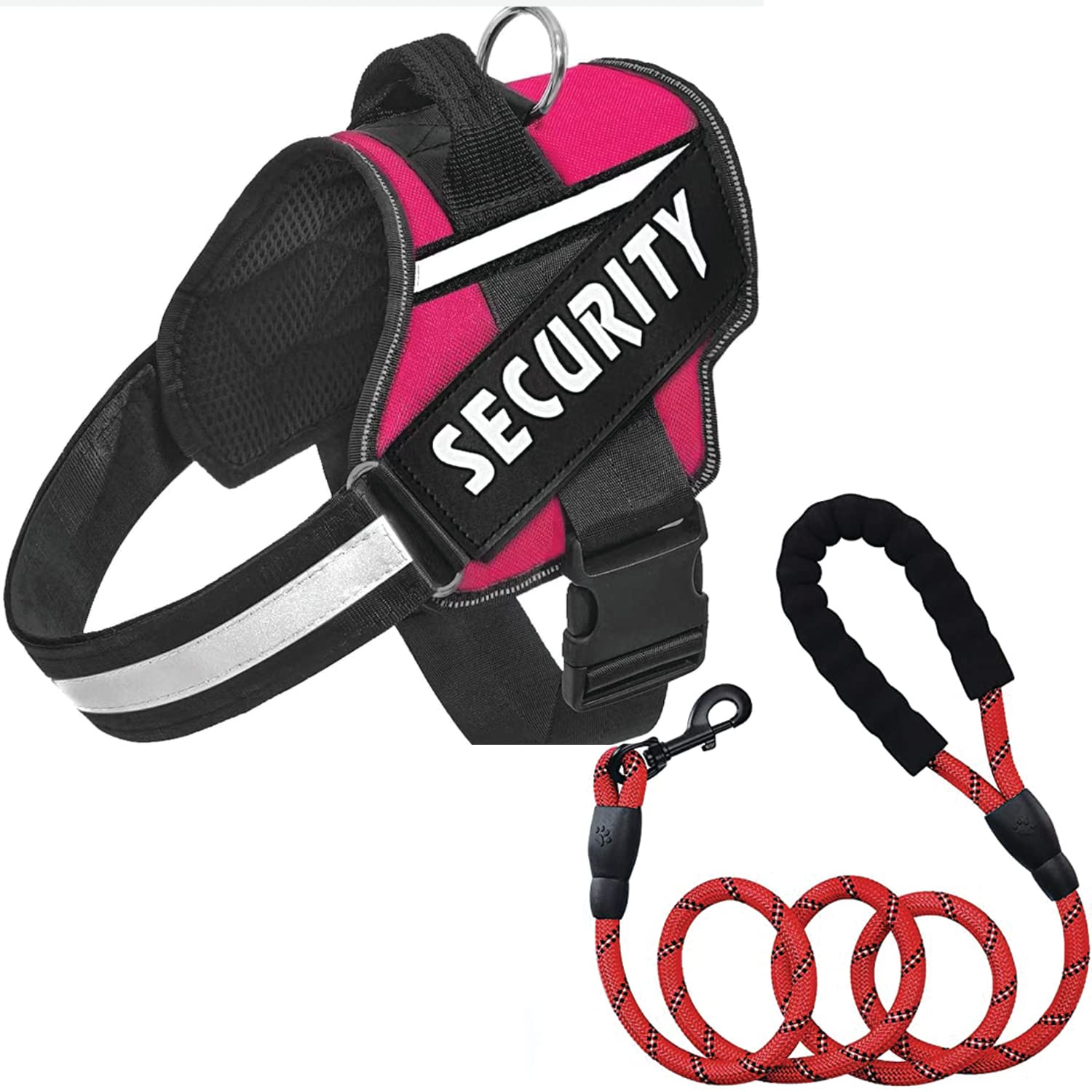 NEOMART Dog Harness, No-Pull Reflective Dog Vest, Breathable Adjustable Pet Harness with Handle for Outdoor Walking - No More Pulling, Tugging or Choking (XL, RED) (B0BFL458XX) Amazon Price History, Amazon Price Tracker