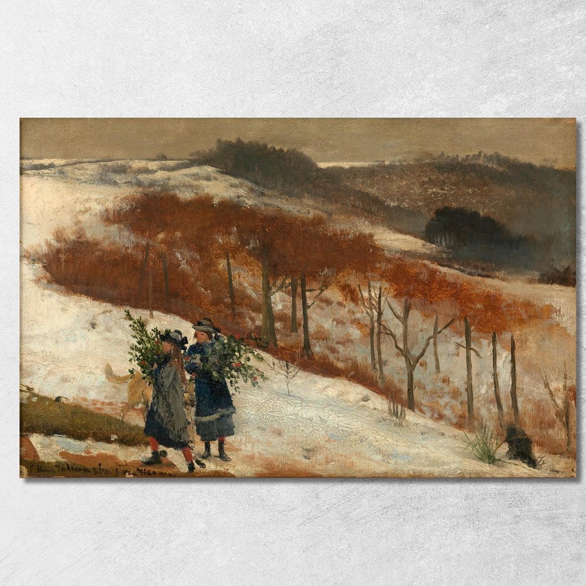 Tableau champêtre Lawrence Alma-Tadema pour décoration de salon élégante