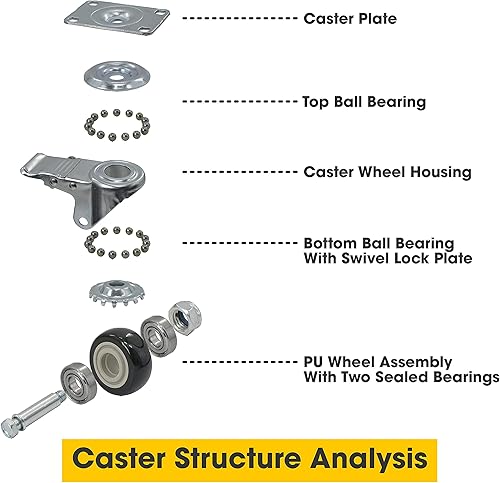 Miniatura 4 de ELAFROS Carrito de tambor de plástico resistente de 30 galones y 55 galones, carrito de tambor de plástico duradero con capacidad de 900 libras, con