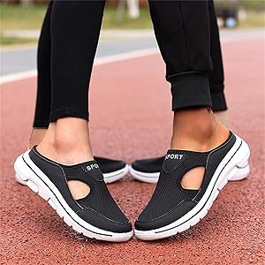 Amazon.com | Women's Mules Shoes Breathable Mesh Walking Amazon.com | Women's Mules Shoes Breathable Mesh Walking