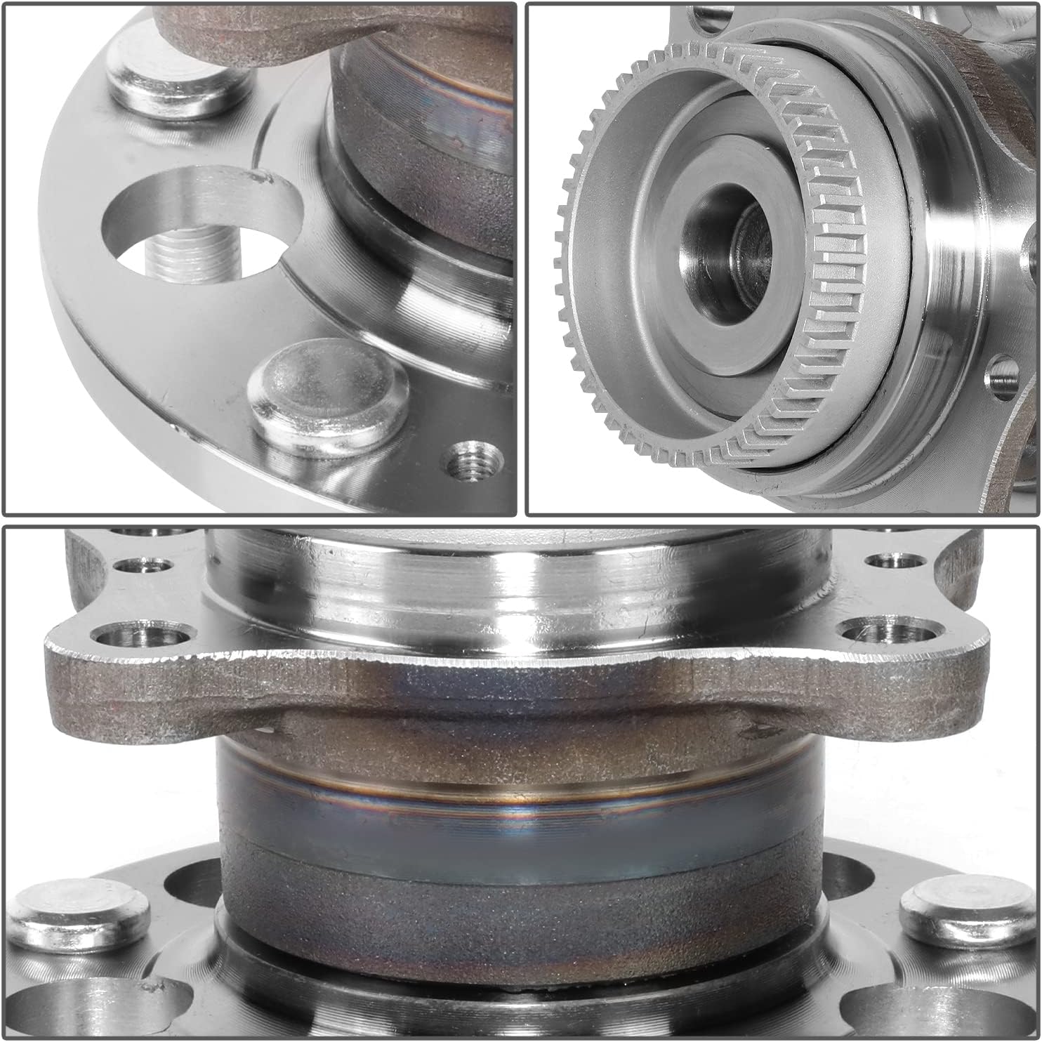 DNA MOTORING OEM-WHA-0129 Rear Wheel Bearing Hub Assembly Compatible with 11-17 Elantra / 13-17 Elantra GT / 12-17 Veloster / 14-18 Forte / 12-18 Forte5