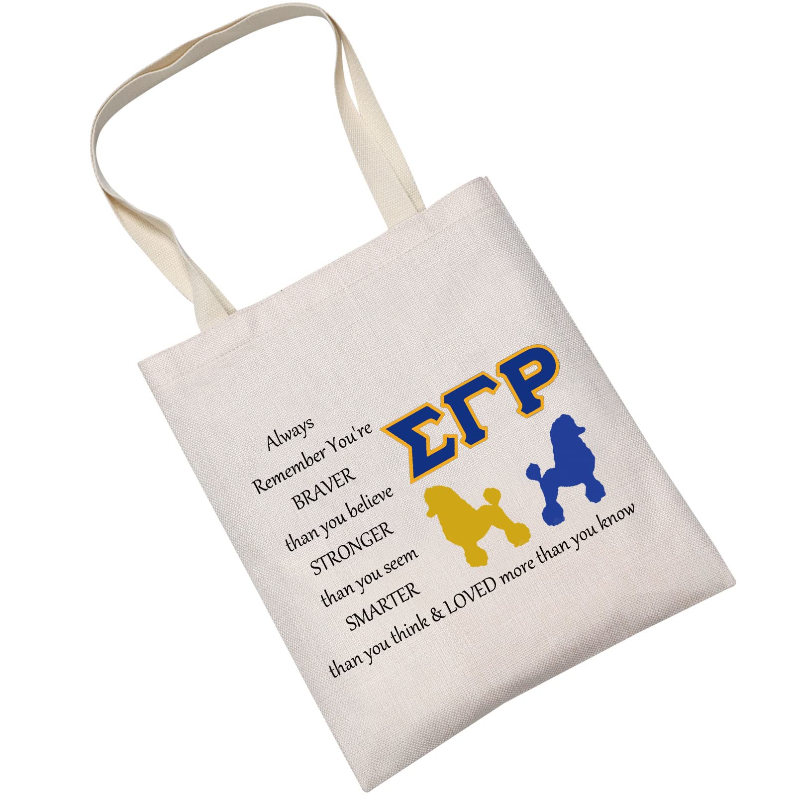 LEVLOSorority Cosmetic Make up Bag 1922 Sorority Gift You Are Braver Stronger Smarter Than You Think Makeup Zipper Pouch Bag