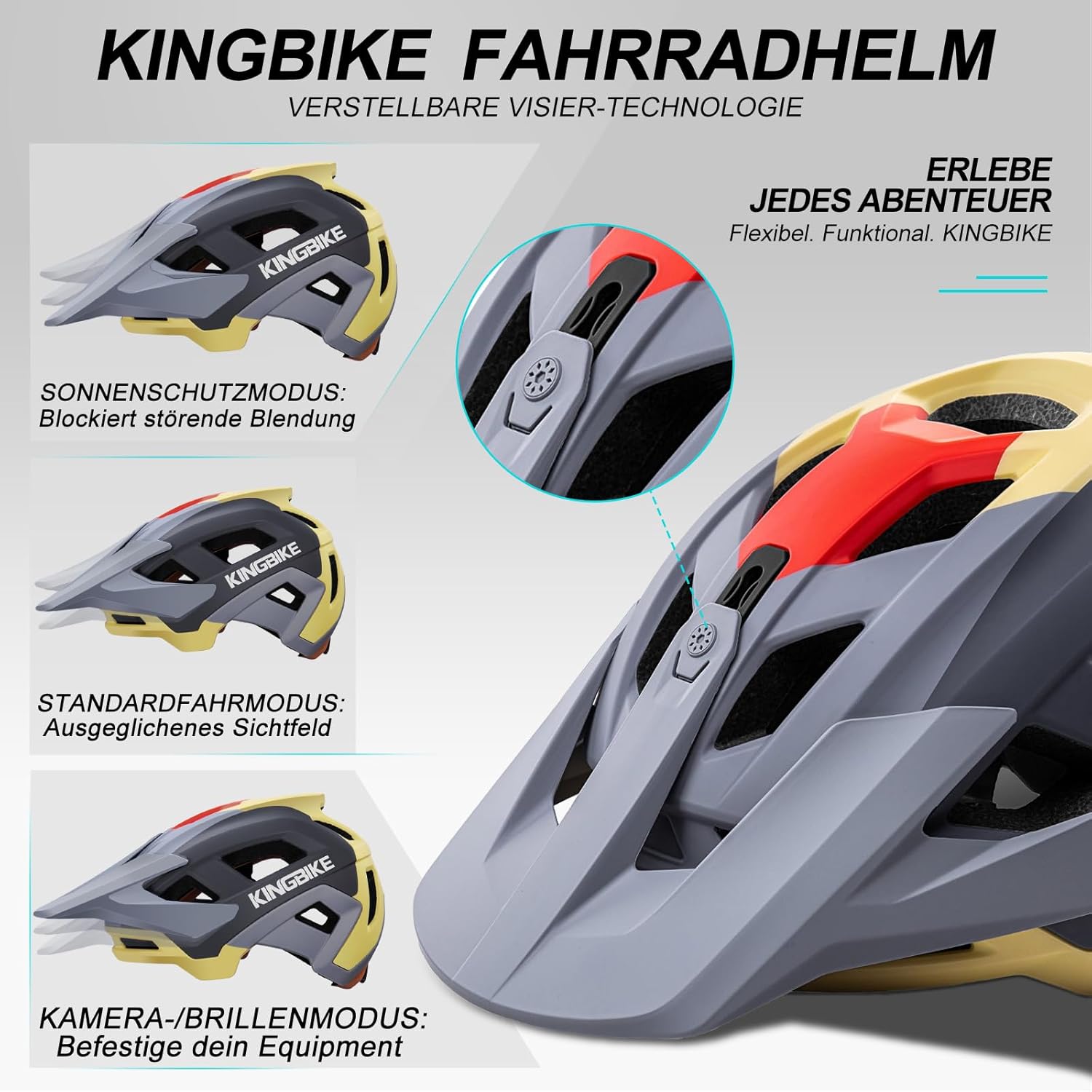 KINGBIKE sisak kamera csatlakoztatási pont