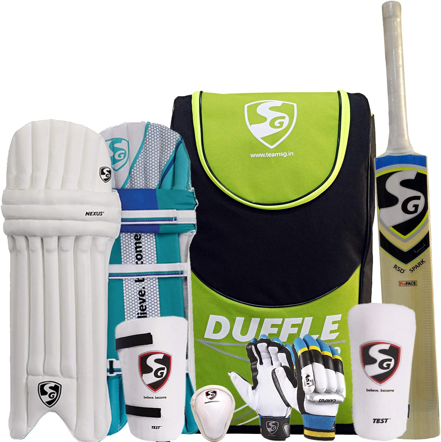 SG Summer Camp Kashmir Cricket Kit for All Ages