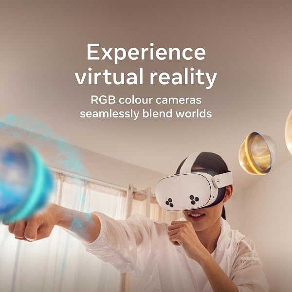 Meta Quest 3S 128 GB – Dive into virtual reality – Thousands of immersive experiences – All-in-one headset – Get a 3-month trial of Meta Horizon+ included - 5