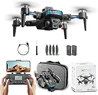 Drone com Câmera 4K, Controle Remoto, GPS Câmera HD, Wi-Fi, 1200m de Alcance Gps Profissional Drone Fpv, Brinquedos Educativos, 2 Baterias de 2000mAh, Transmissão em Tempo Real (XT505)