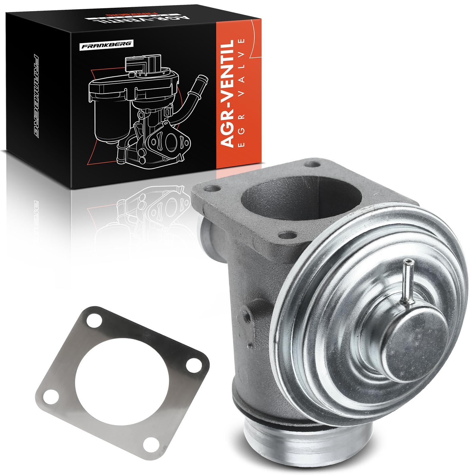 Frankberg Válvula EGR neumática 11717804379 | Compatible con: Serie 3 E46, X5 E53, Serie 3 Coupé E46, Serie 7 E65 E66 E67, Serie 3 Convertible E46