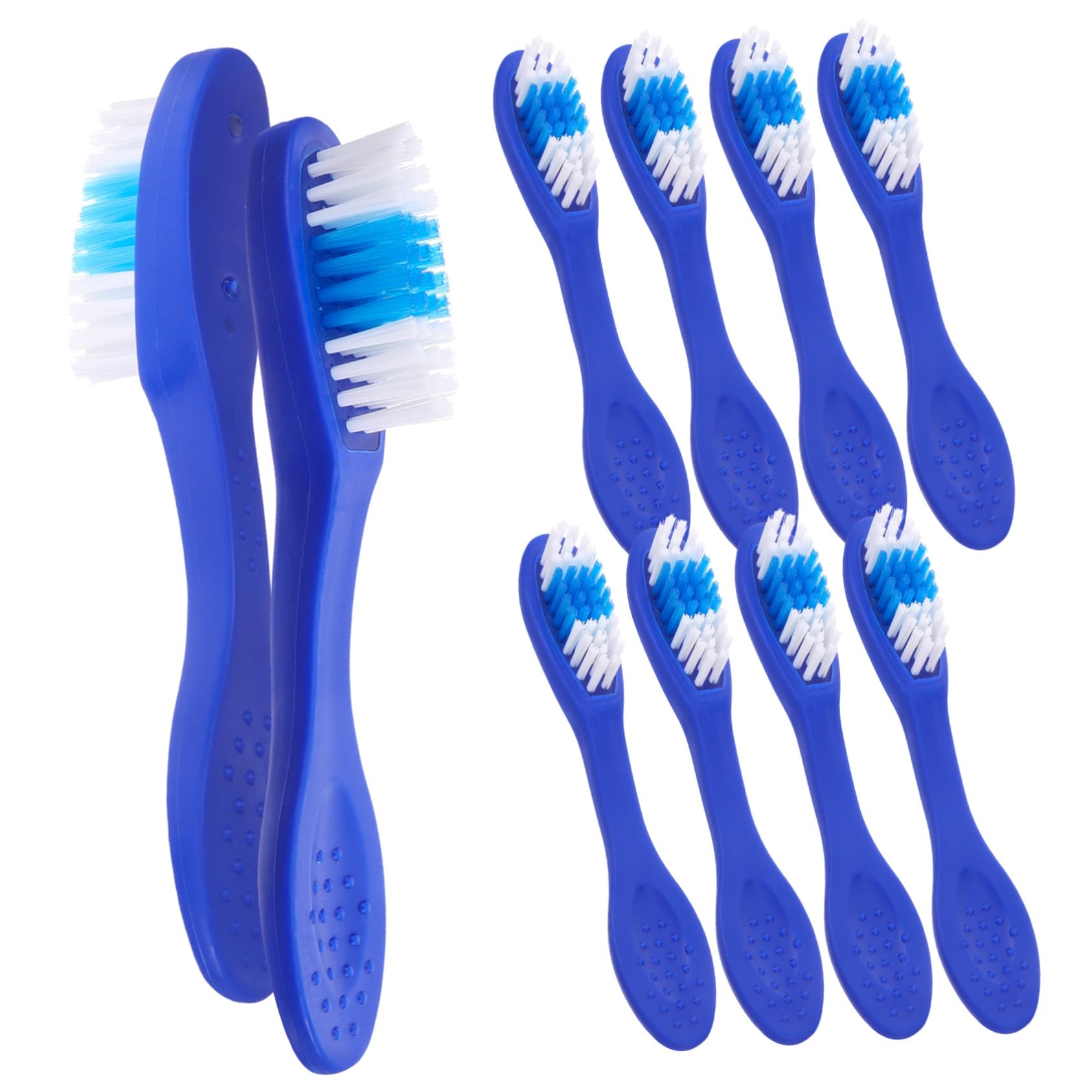 CALLARON 5 Set Spazzolino Antiautolesionismo Maniglia Piccolo Detenuti Scovolino Denti Scovolini Dentali Mini Spazzolini Da Denti Spazzolino Da Denti Con Manico Corto Nylon 10 Pezzi * 5