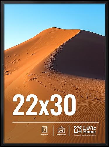 Miniatura 131 de LaVie Home Marco de fotos de 2 x 3, marco de fotos negro de 2 x 3 con plexiglás HD, marco de visualización de 2 x 3, 1 paquete, colección clásica