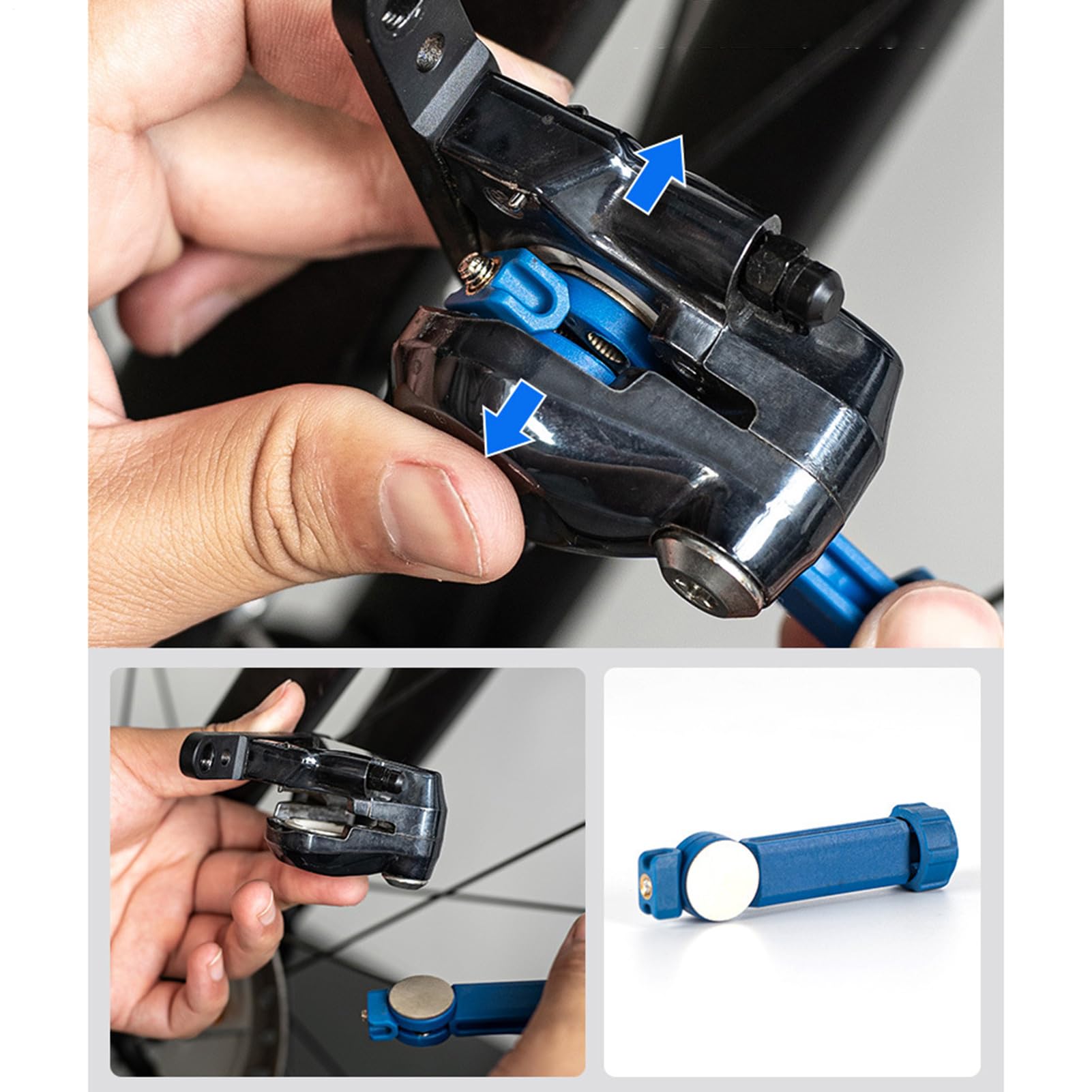 Arretratore Pistoncini Freni, Pastiglie Freno Spargitore, Divaricatore Pastiglie Freni Bici, Attrezzo Pastigli Freno Espansore A Cricchetto Regolabile Per Biciclette Accessorio Riparazione Per Manute