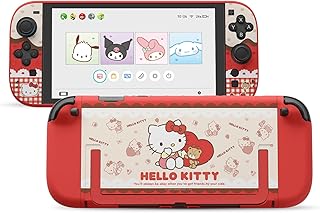 スイッチ2カバー スイッチ2025 スイッチ PC製 joy con 保護カバー 分体式 全面保護 薄型 傷防止 汚れ防止 対応耐衝撃 取り外し簡単 可愛い プレゼント 楽しい仲間たち (レッド)