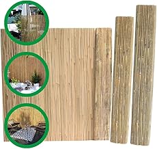 Suregreen Natural Bamboo Strong Garden Screening for Privacy and Outdoor Fencing | 1m x 4m | 2 Pack