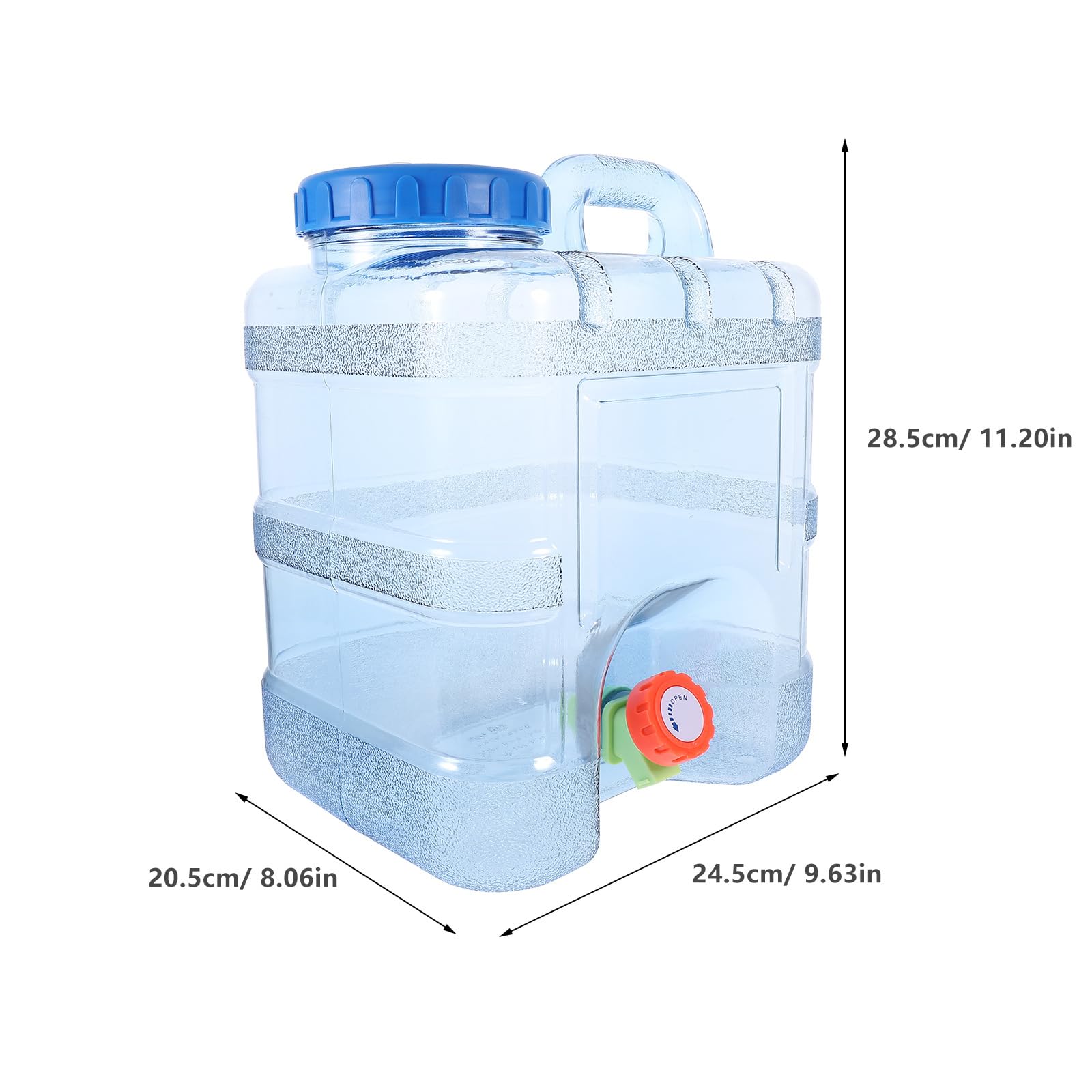 Gogogmee Large Capacity 10l Water Jugs for Camping Car Driving and Daily Use Handle Design Water Container