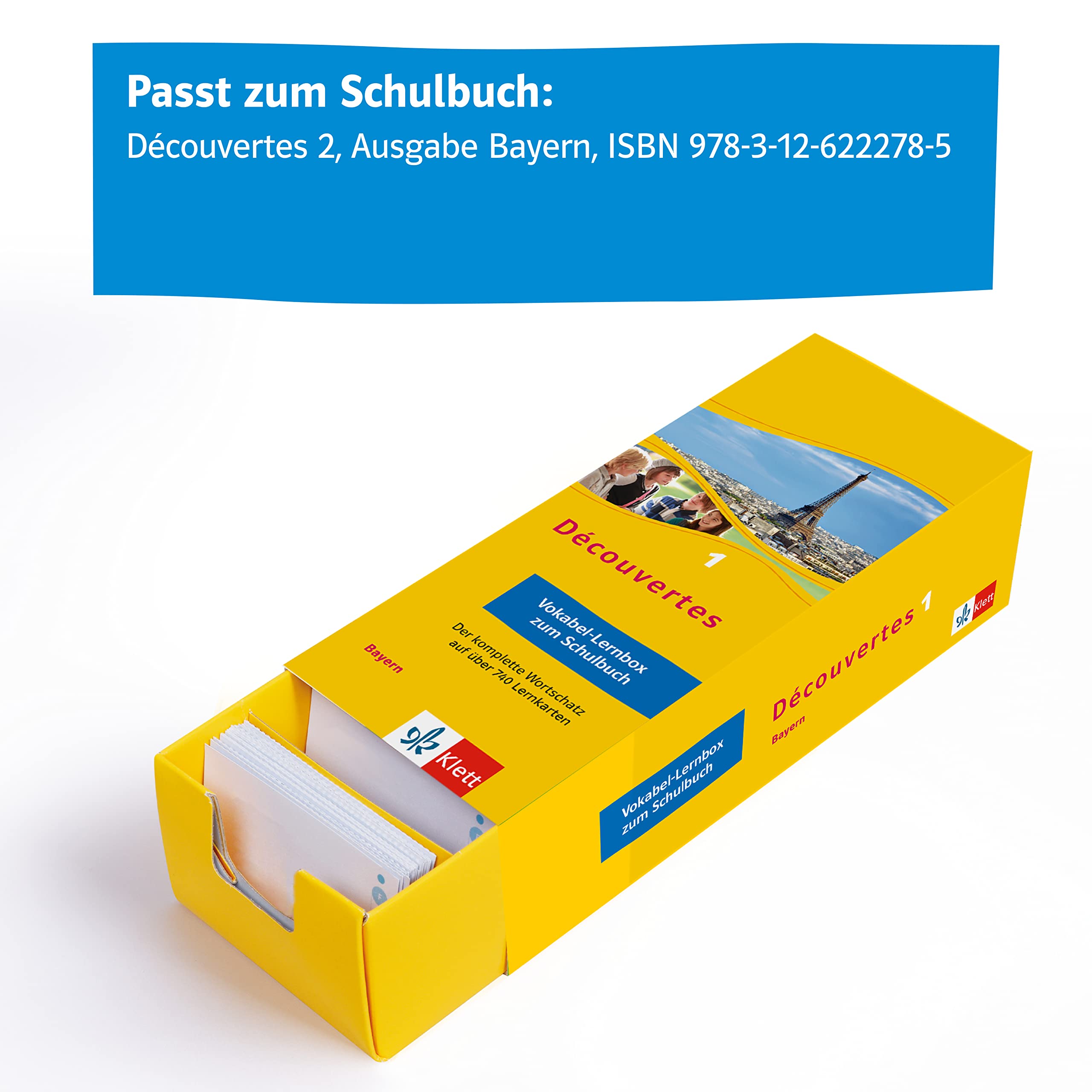 Découvertes 1 Bayern - Vokabel-Lernbox zum Schulbuch: Französisch passend zum Lehrwerk üben (Découvertes. Ausgabe für Bayern ab 2017)