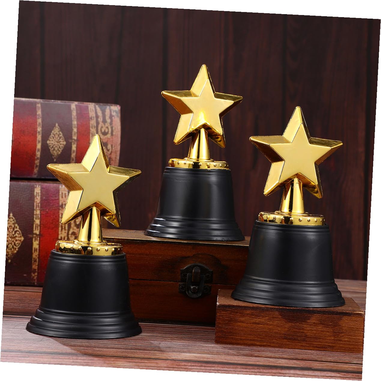 Mini Estrella Plástico Niños para Trofeo 9 Piezas de Decoracion Verano