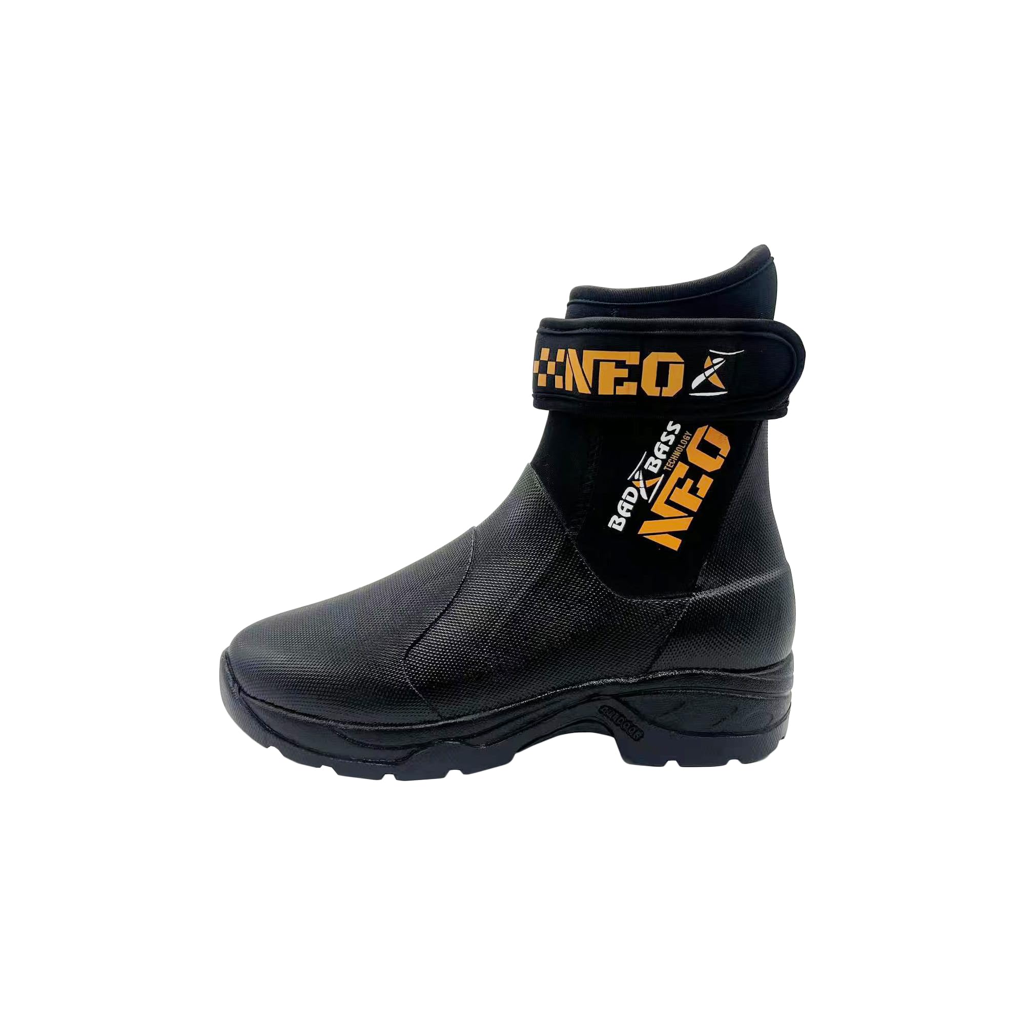 BAD BASS NEO FISHING BOOTS - Stivali da Pesca, Antiscivolo, Impermeabili, Nero (43)