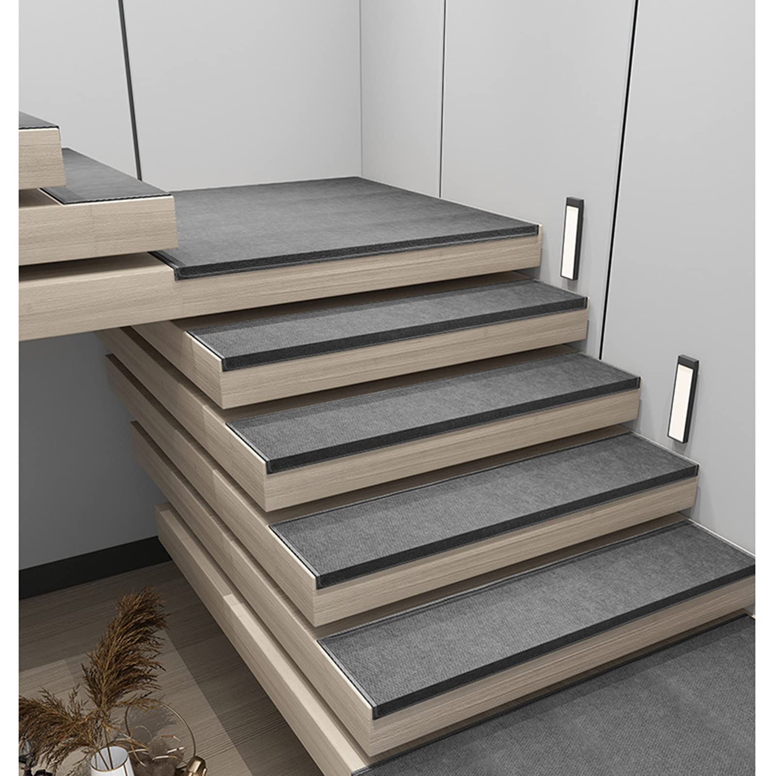 Rutschfeste Stufenmatte 30 x 85 cm – selbstklebend – 1 Packung – perfekt für Senioren & Haustiere – erhöhen die Sicherheit & verhindern Rutschen auf Treppen