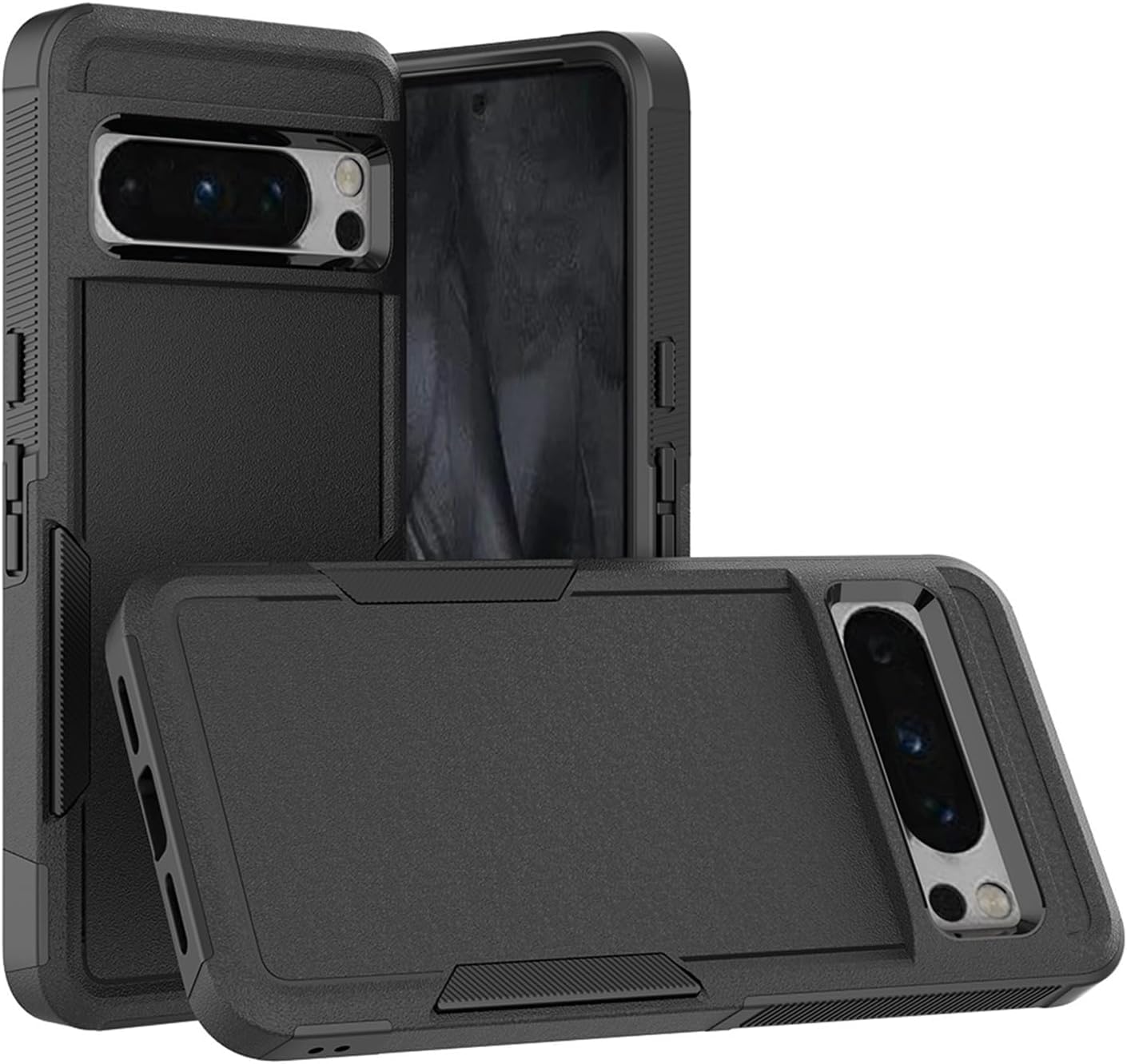 Case Compatible with Google Pixel 8, Hard PC & Soft TPU Hybrid Case, Anti-Drop Shockproof Cover for Google Pixel 8 Pro Cases