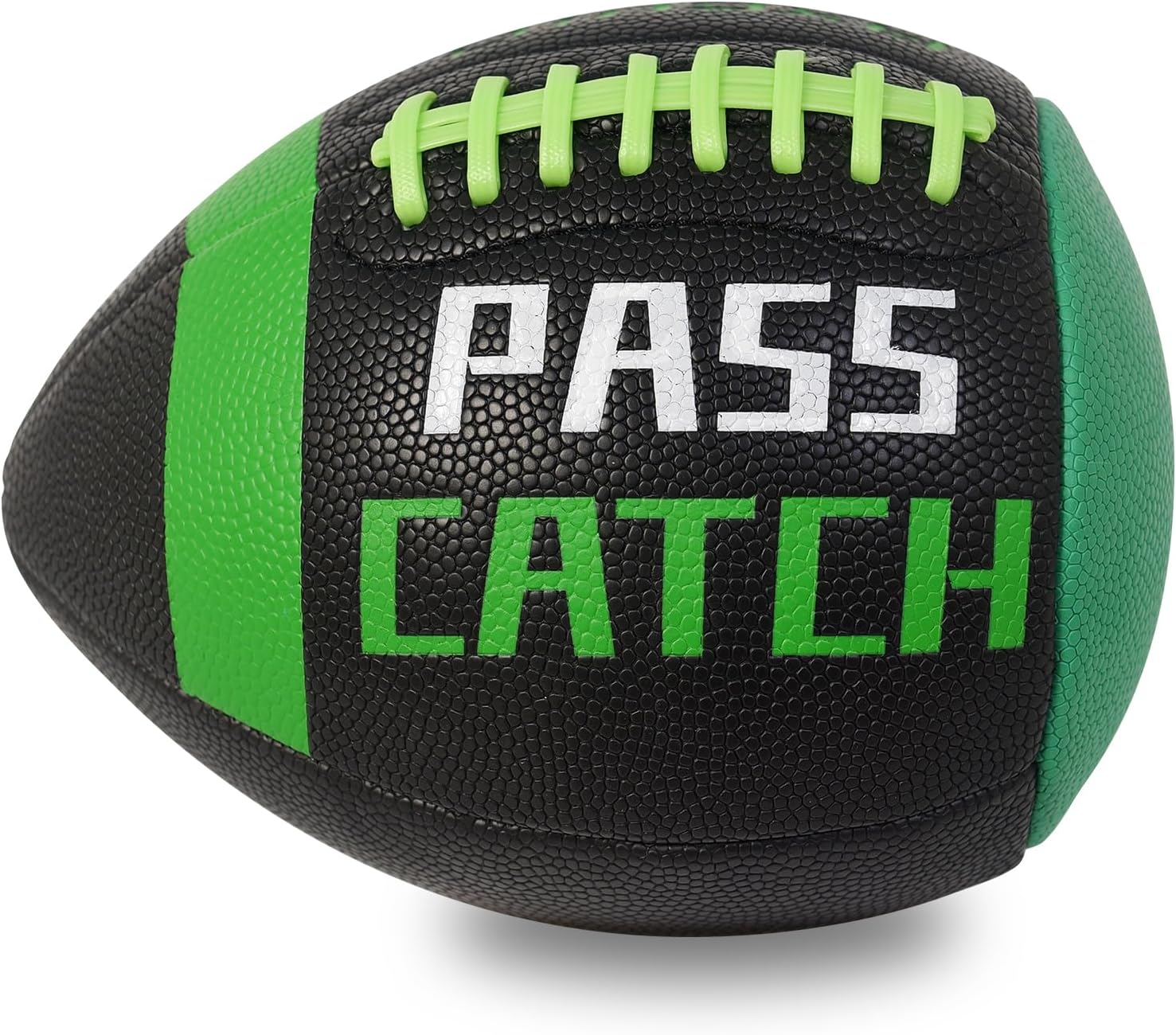 PassCatch Training Football, Composite Fatherless Bounce Back Youth Football, Training Improving Enhance Solo Passing Catching Skills (Deflated)
