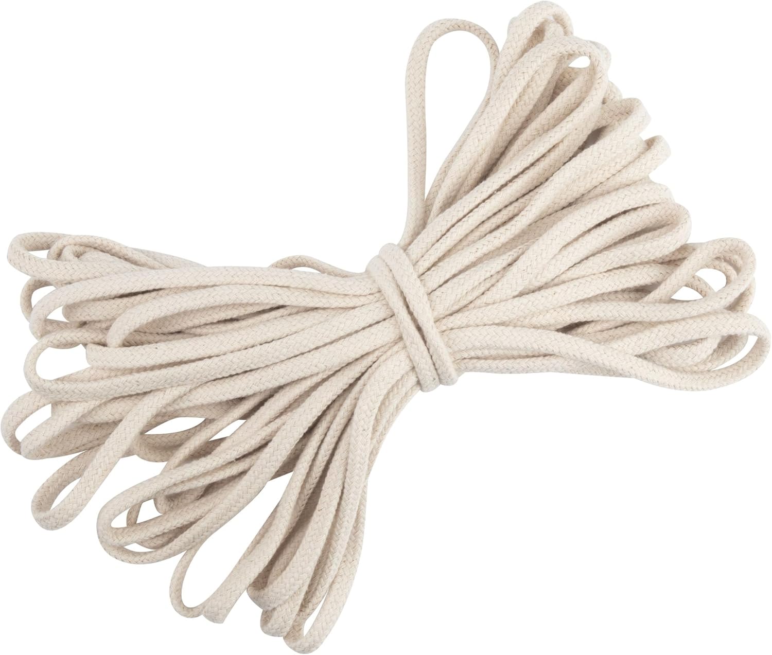 SWATOM 1/4" Round Cotton Oil Lamp Wicks 50 Feet for Tiki