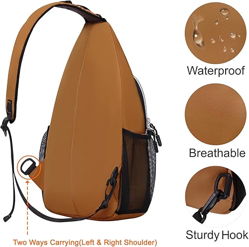 Miniatura 9 de Mosiso - Mochila bandolera multiusos, para viajes, senderismo, etc.
